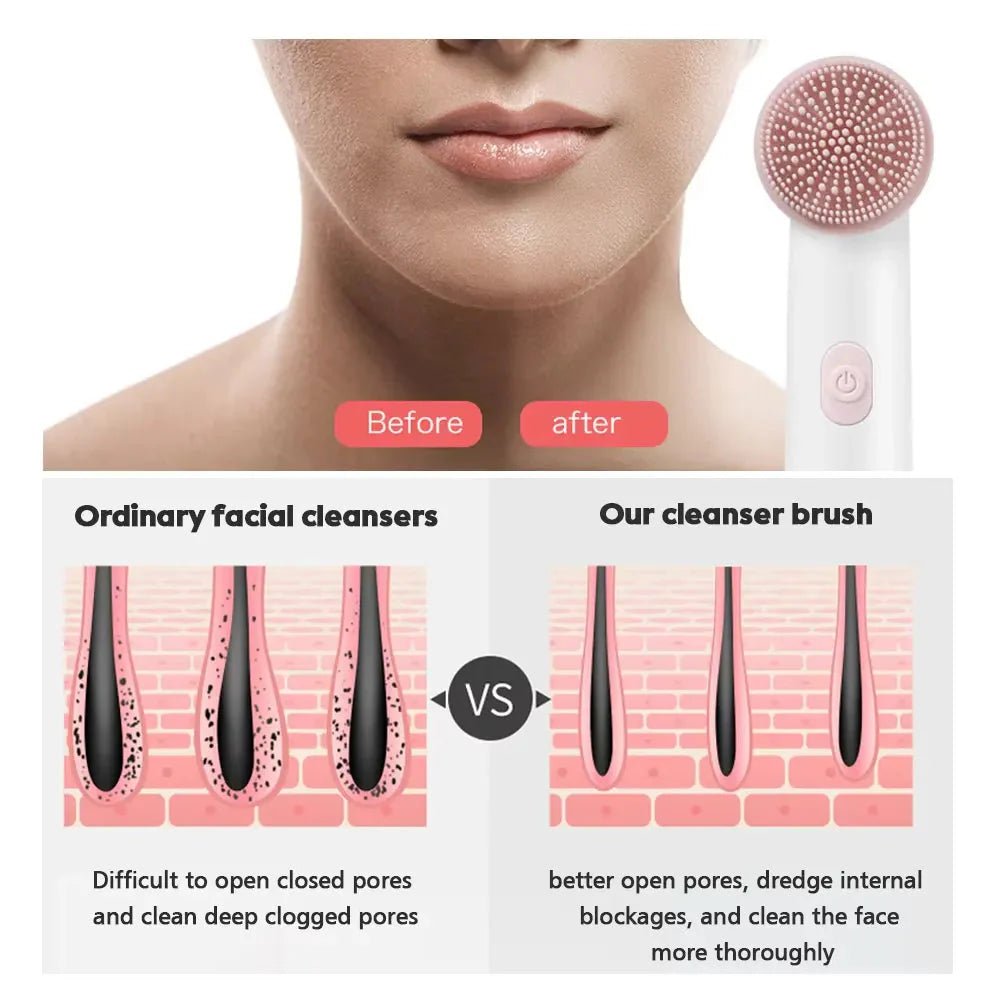 VibrantGlow Facial Brush - The Beauty Up